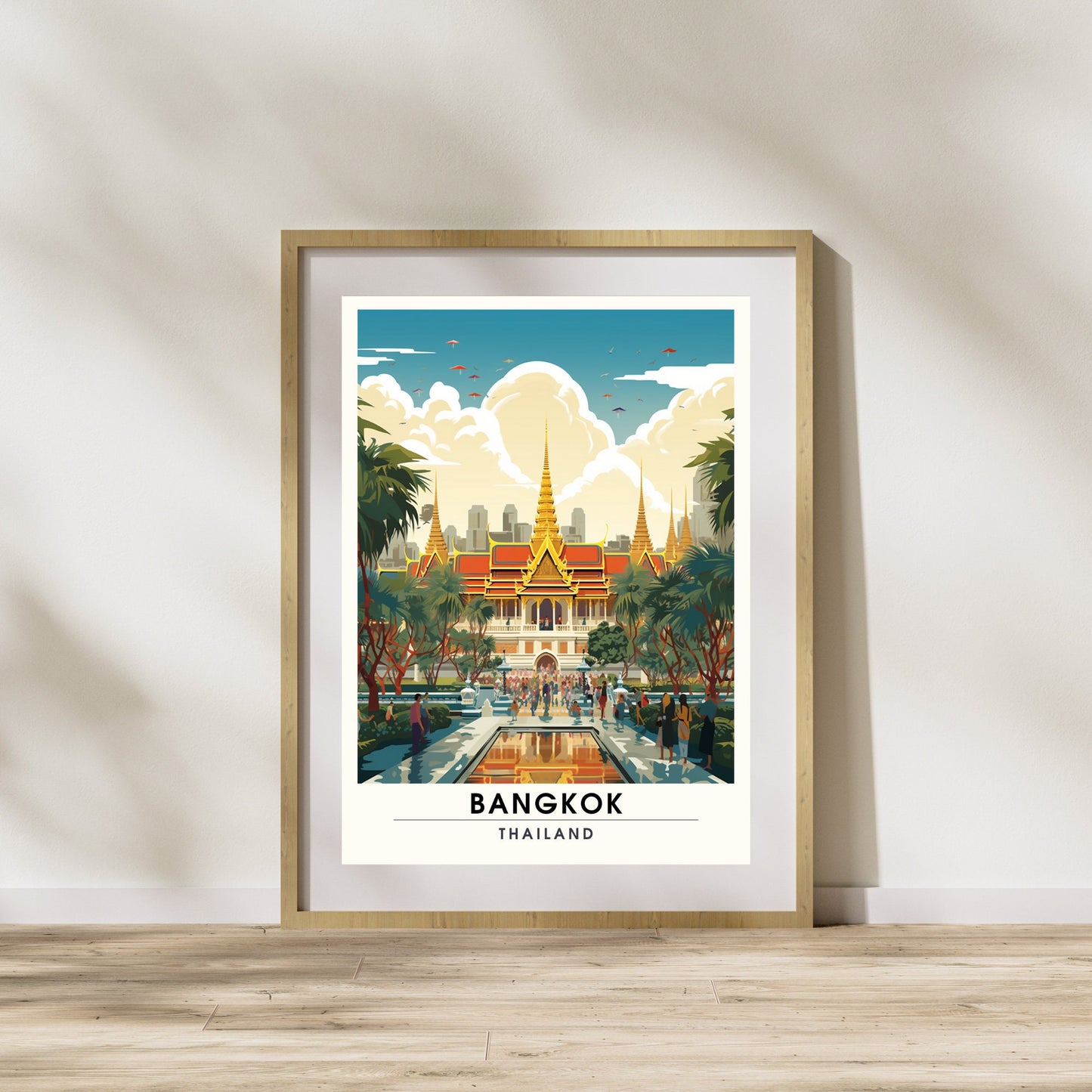 Impression Bangkok | Impression de voyage Bangkok | Poster Thaïlande