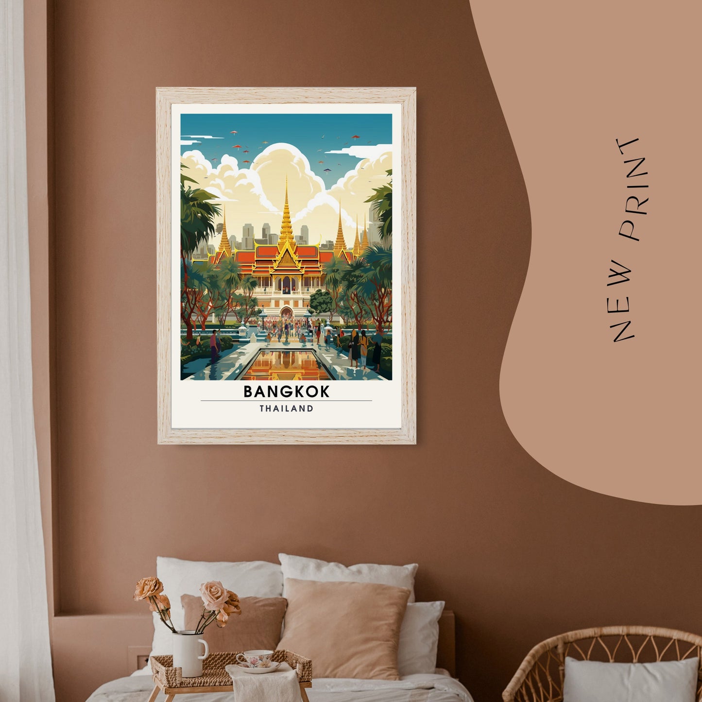 Impression Bangkok | Impression de voyage Bangkok | Poster Thaïlande