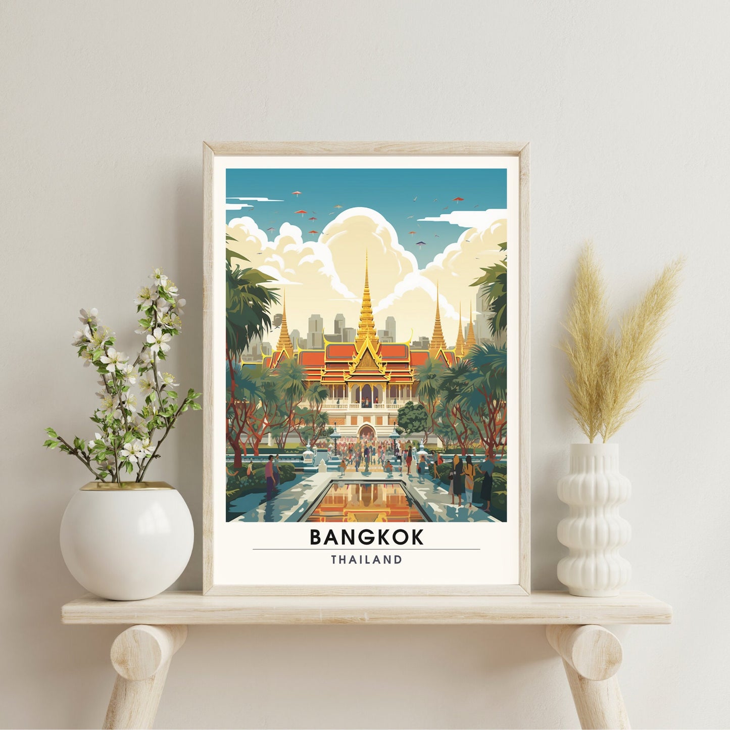 Impression Bangkok | Impression de voyage Bangkok | Poster Thaïlande