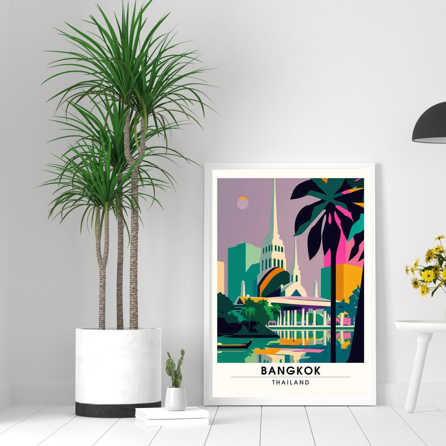 Impression Bangkok | Impression de voyage Bangkok | Poster minimaliste