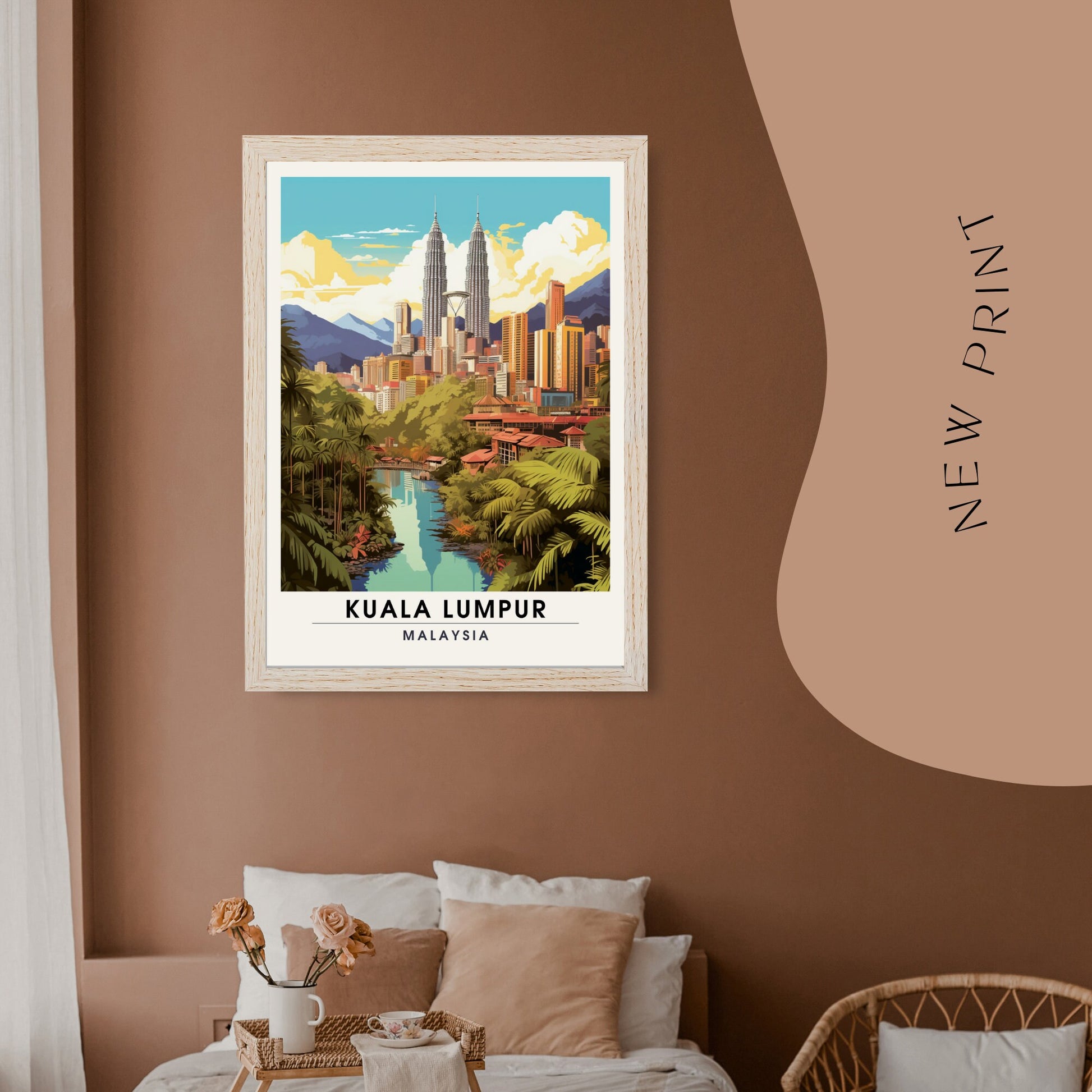 Impression Kuala Lumpur | Poster de voyage Kuala Lumpur