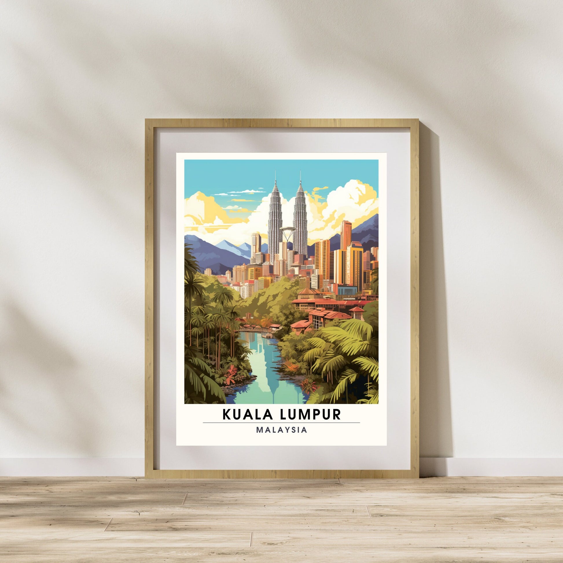 Impression Kuala Lumpur | Poster de voyage Kuala Lumpur