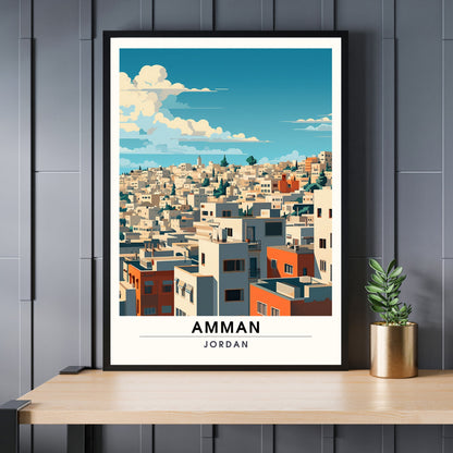 Impression Amman, Jordanie | Poster de voyage Amman