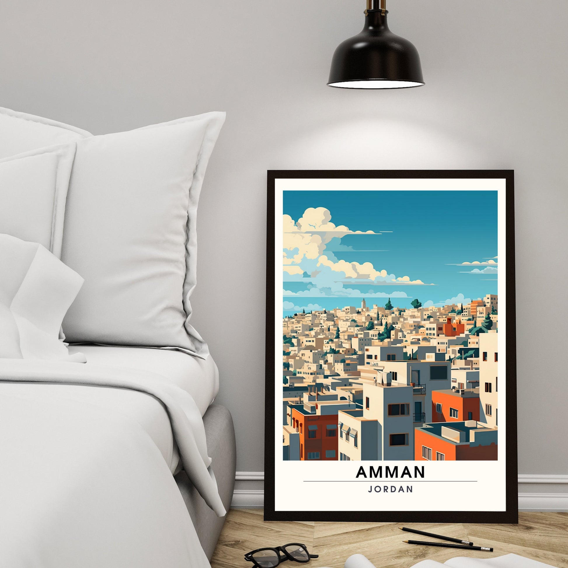 Impression Amman, Jordanie | Poster de voyage Amman