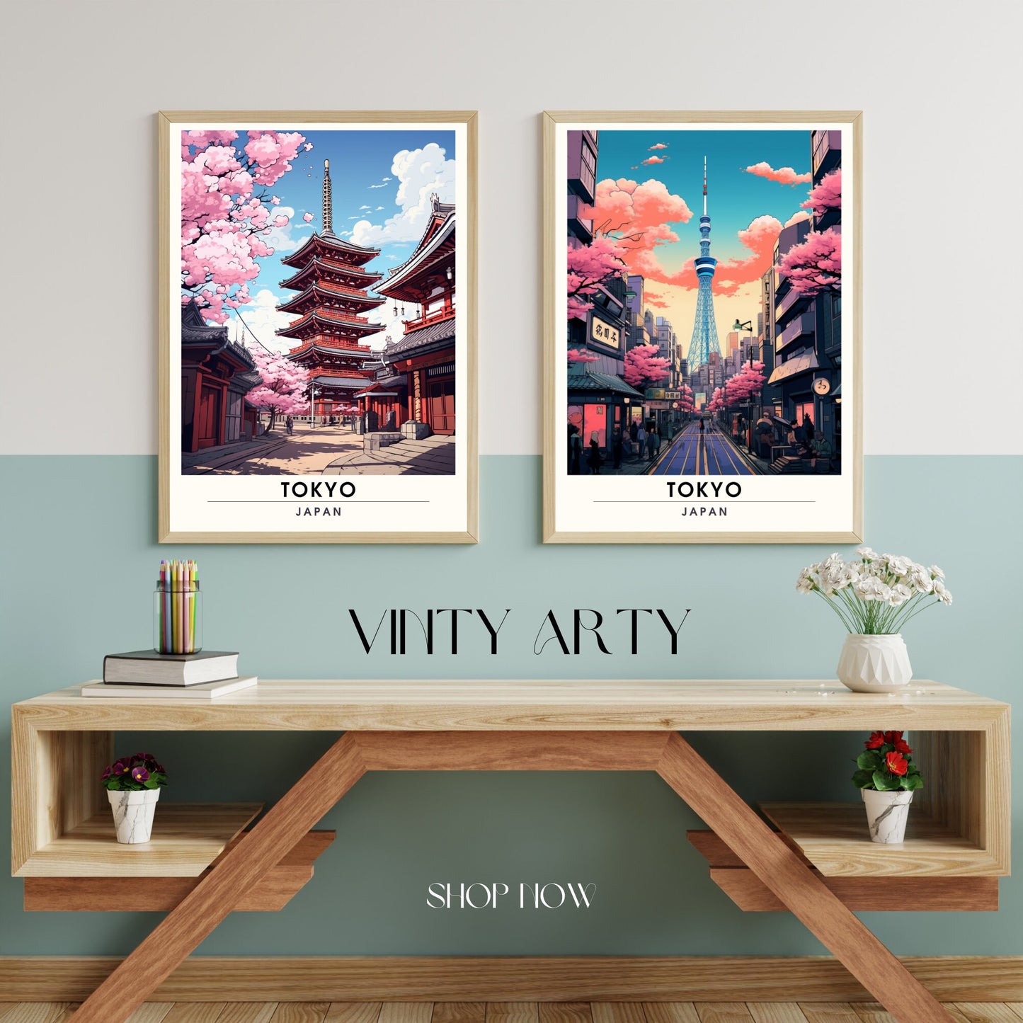 Impression Tokyo, Japon | Impression de voyage Tokyo | Poster Japon