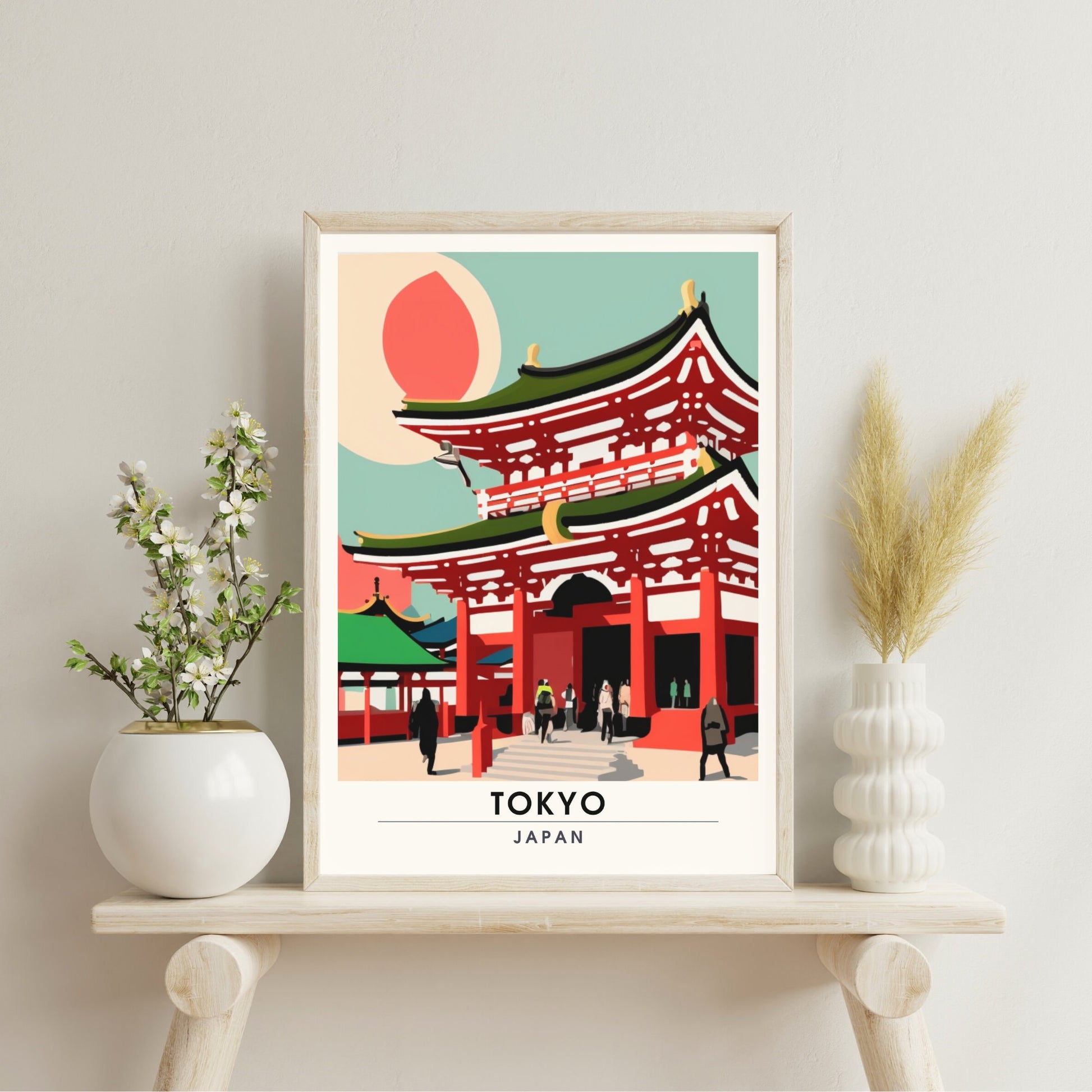 Impression Tokyo, Japon | Impression de voyage Tokyo | Poster Japon