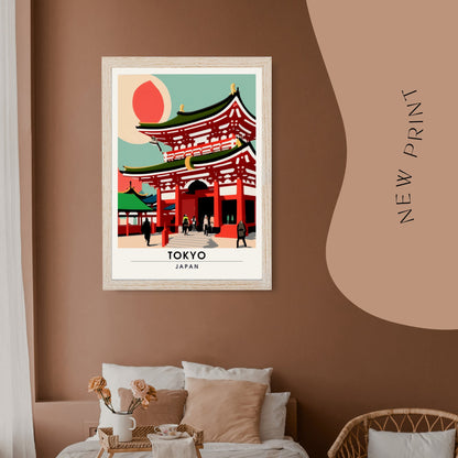 Impression Tokyo, Japon | Impression de voyage Tokyo | Poster Japon