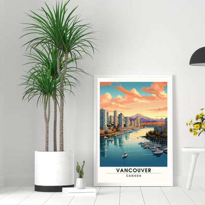 Impression Vancouver | Poster de voyage Vancouver | Impression canada