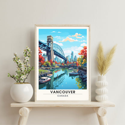 Impression Vancouver | Poster de voyage Vancouver | Impression de voyage Canada