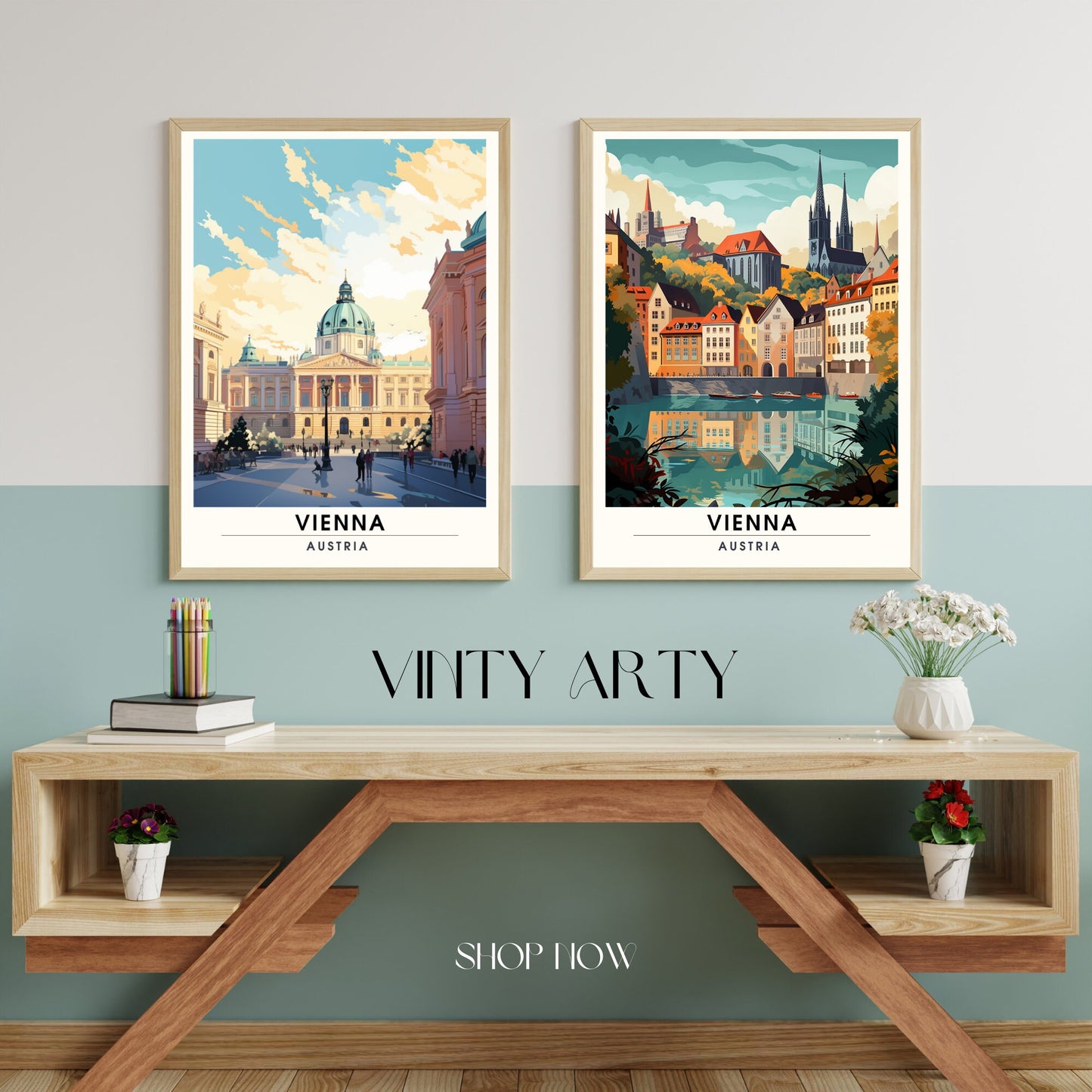 Impression Vienne | Poster de voyage Vienne, Autriche