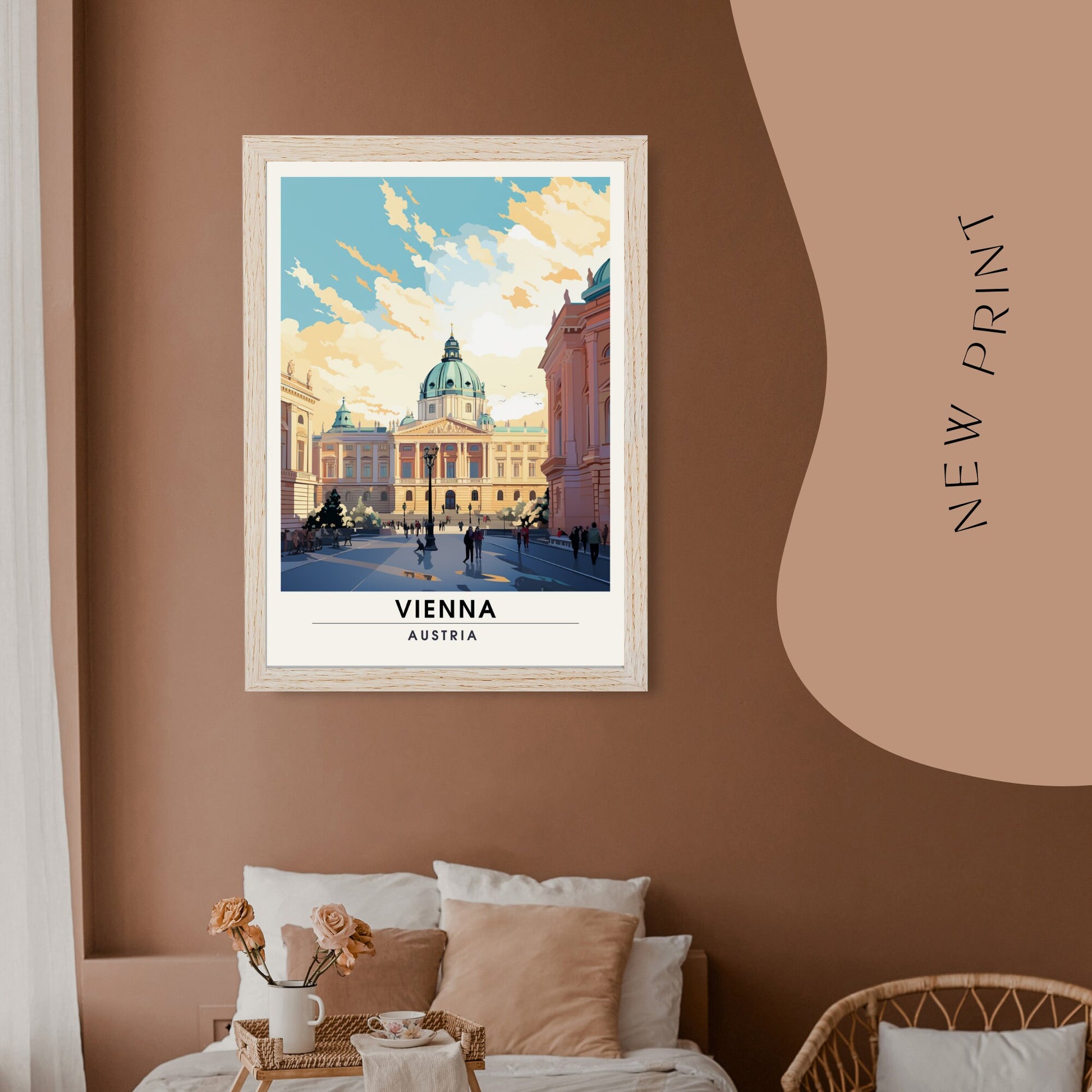 Impression Vienne | Poster de voyage Vienne, Autriche