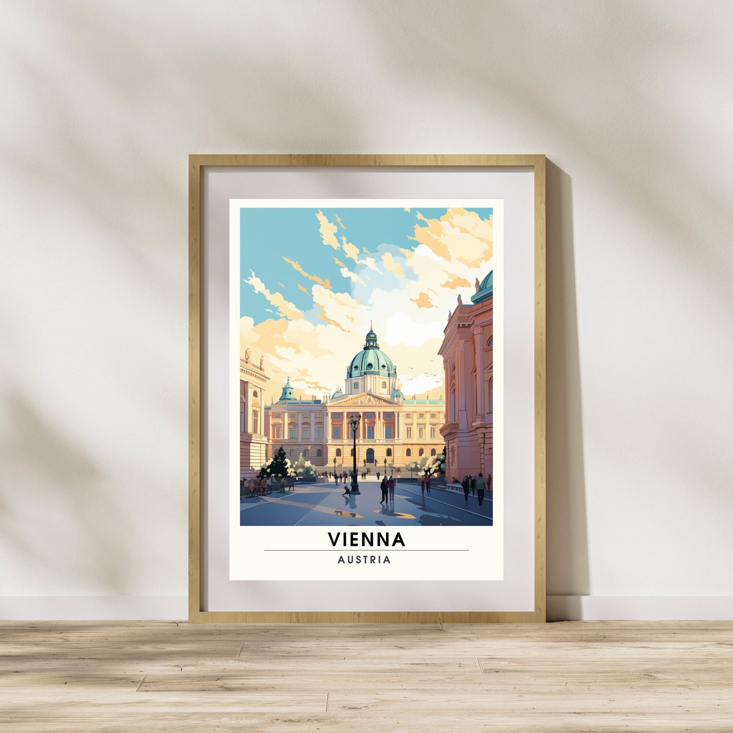 Impression Vienne | Poster de voyage Vienne, Autriche