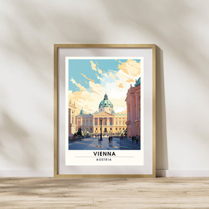 Impression Vienne | Poster de voyage Vienne, Autriche