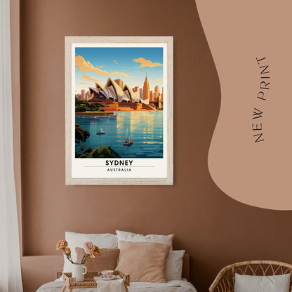 Impression Sydney, Australie | Poster de voyage Sydney