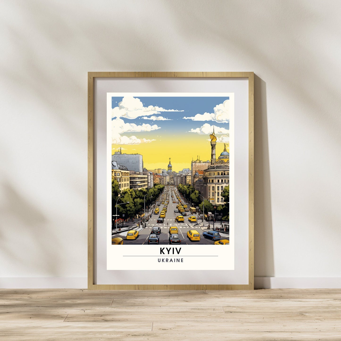 Impression Kiev | Poster de voyage Kiev, Ukraine