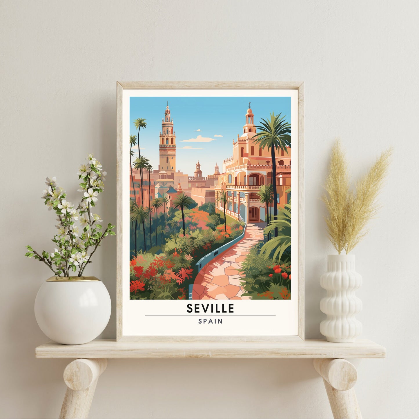 Impression Séville, Espagne | Poster de voyage Séville