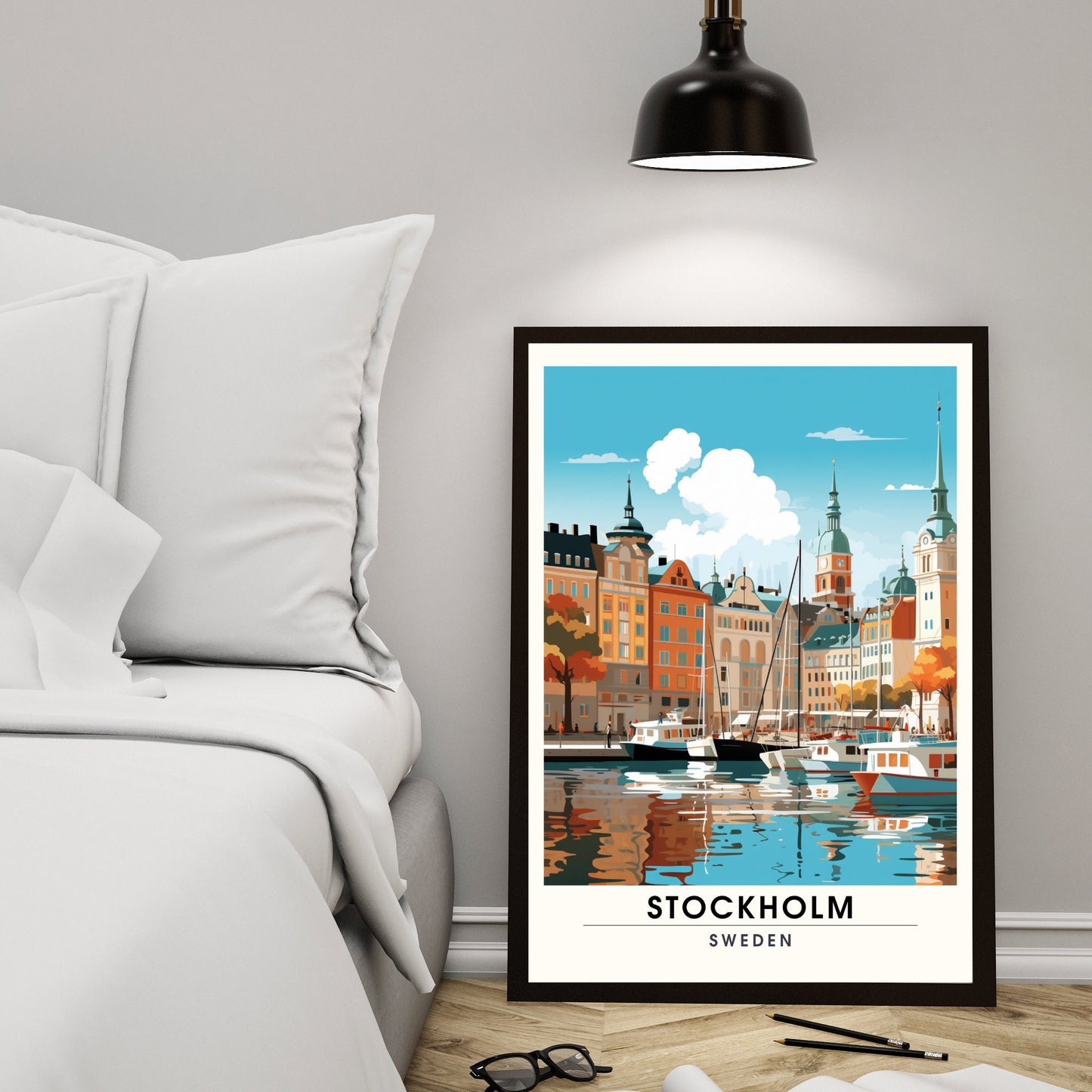 Impression Stockholm | Poster de voyage Stockholm, Suède