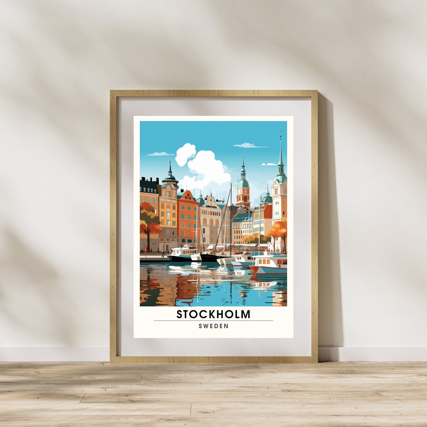 Impression Stockholm | Poster de voyage Stockholm, Suède