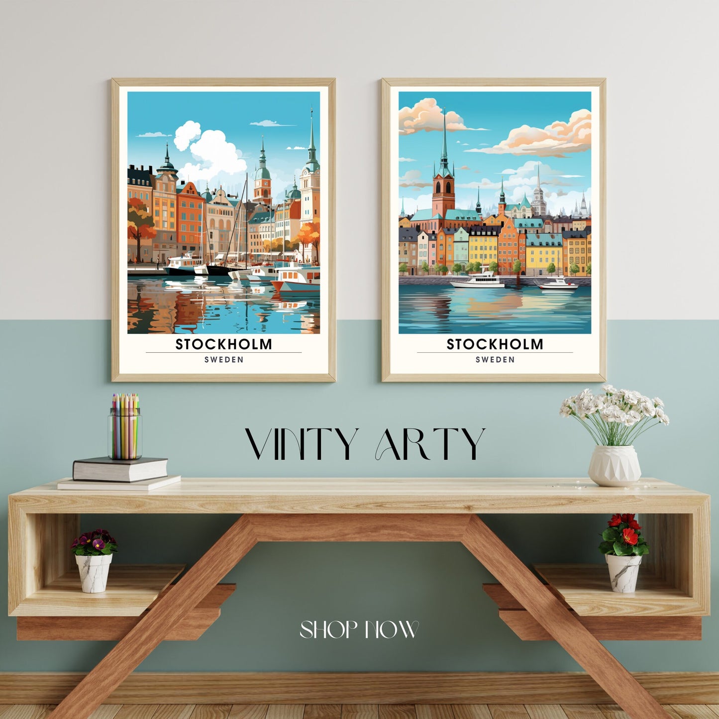 Impression Stockholm | impression de voyage Stockholm | Affiche Suède