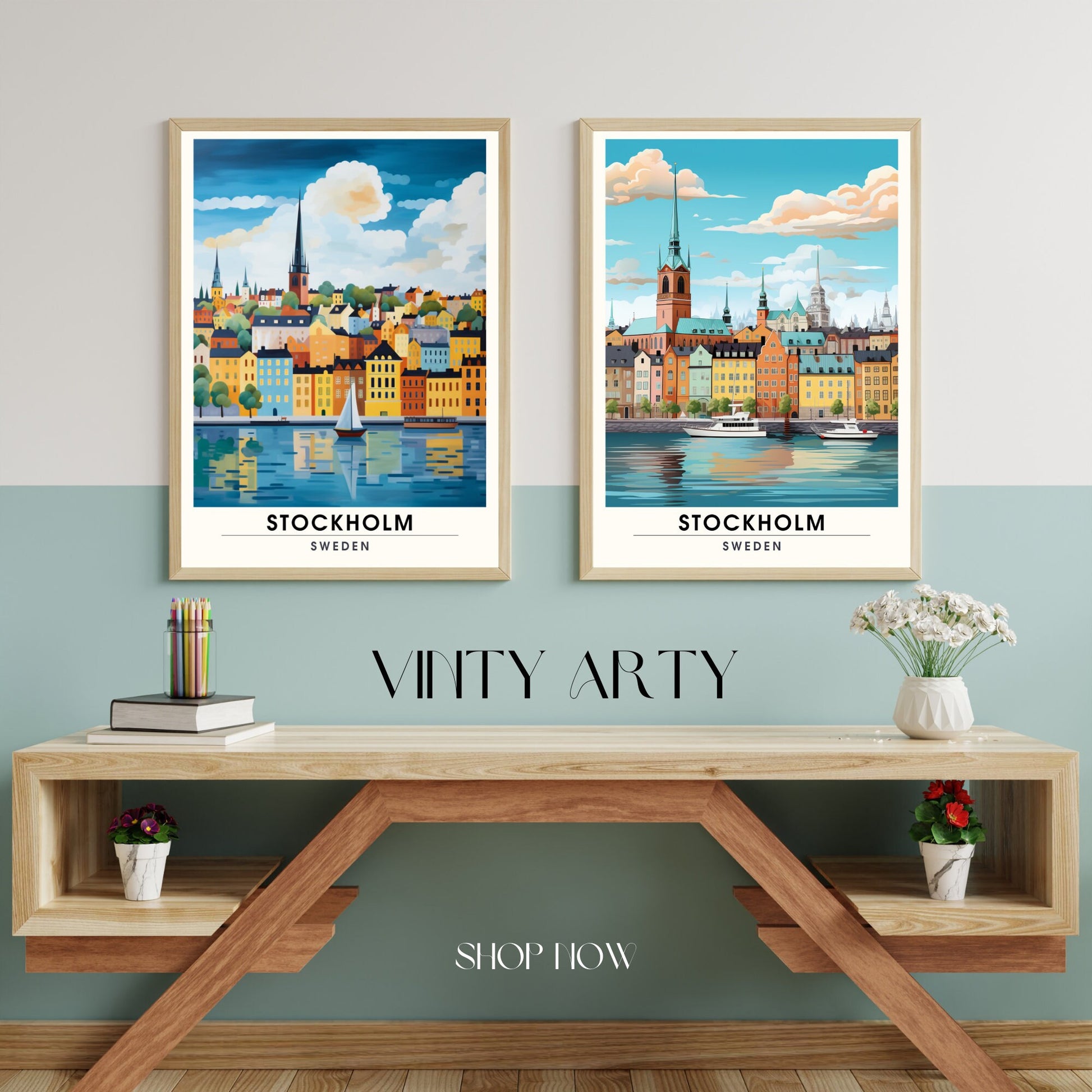 Impression Stockholm | Affiche de voyage Stockholm | Affiche de voyage Suède