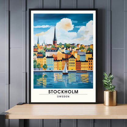 Impression Stockholm | Affiche de voyage Stockholm | Affiche de voyage Suède