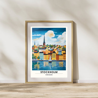 Impression Stockholm | Affiche de voyage Stockholm | Affiche de voyage Suède