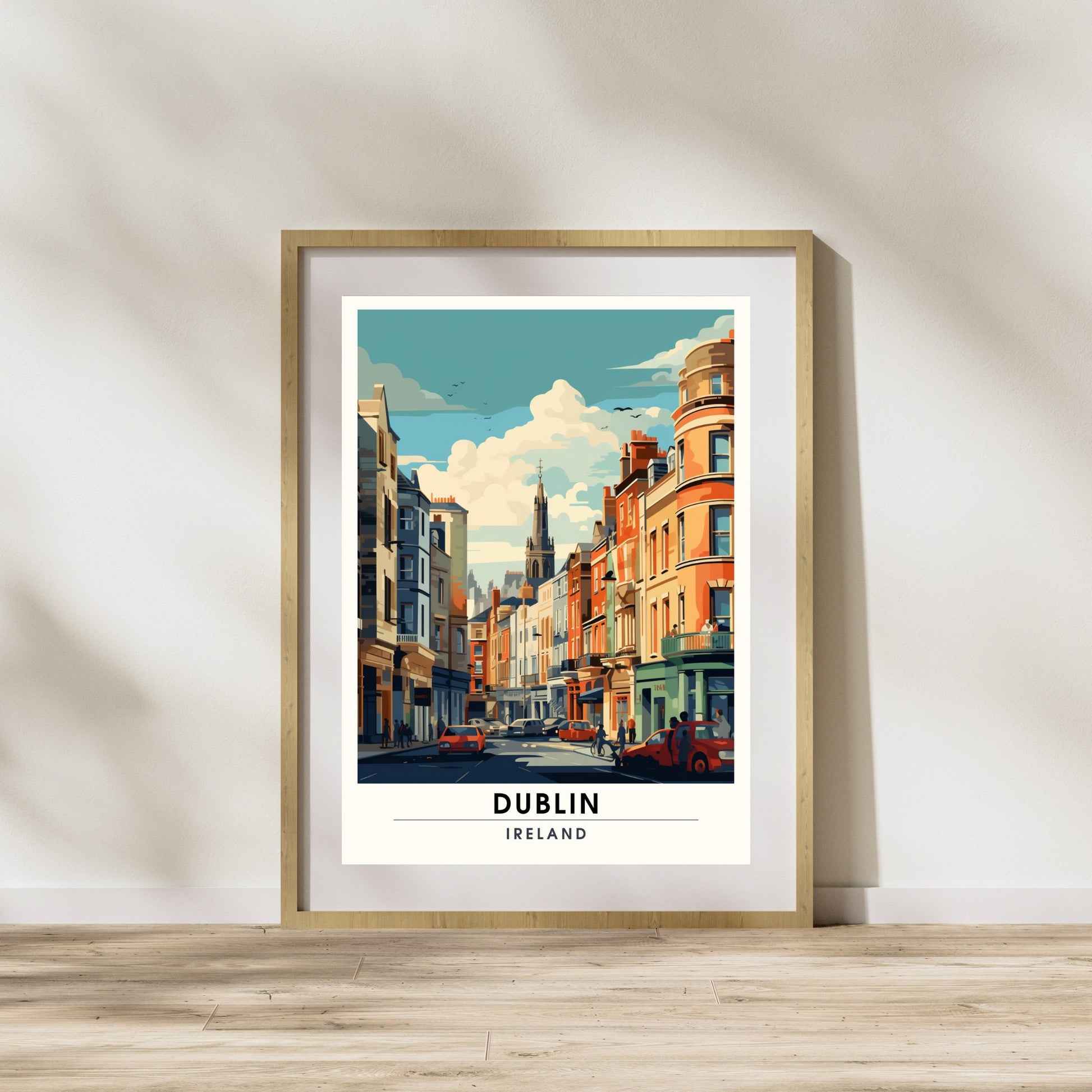 Impression Dublin | impression de voyage Dublin, Irlande | Affiche de voyage Dublin