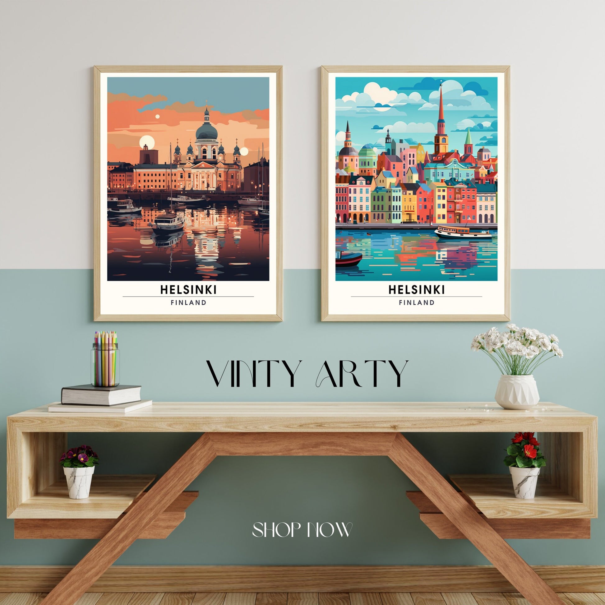 Impression Helsinki | Affiche de Voyage Helsinki, Finlande