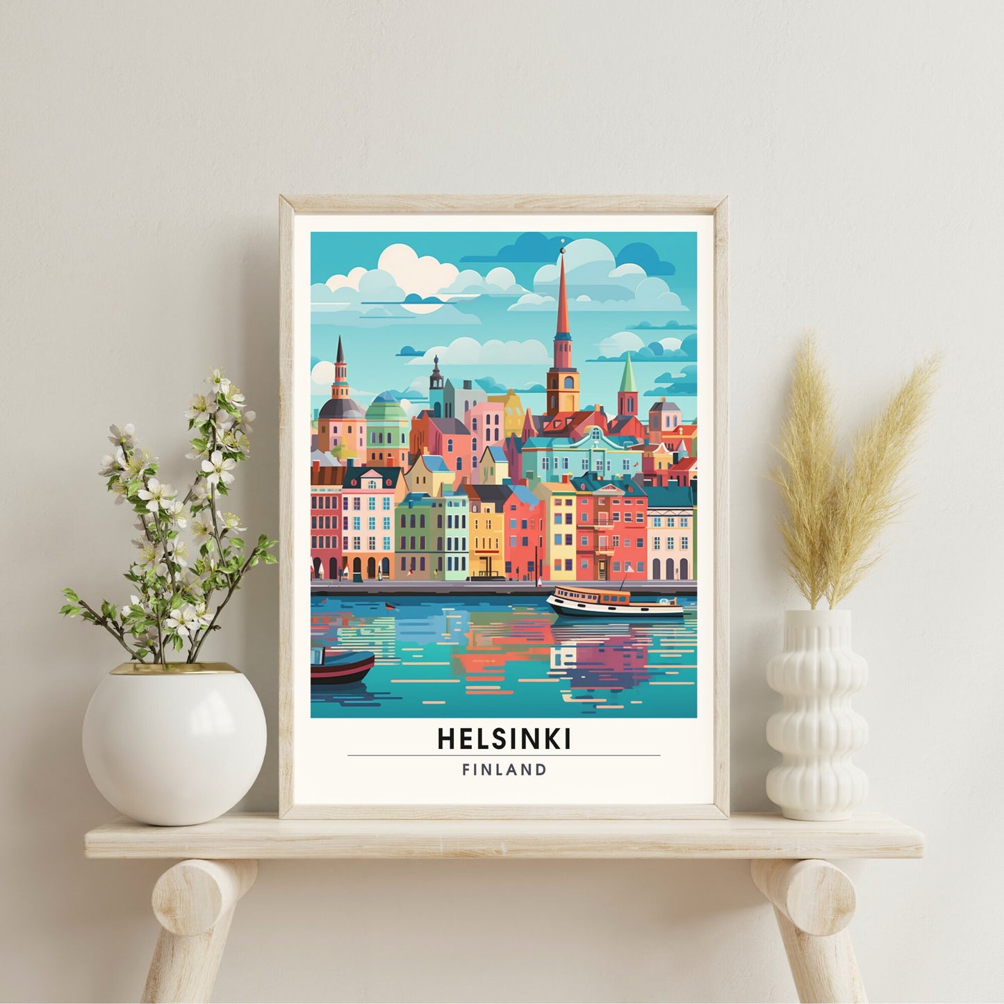 Impression Helsinki | Affiche de Voyage Helsinki, Finlande