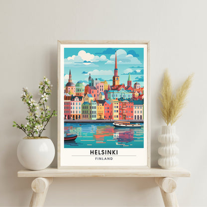 Impression Helsinki | Affiche de Voyage Helsinki, Finlande