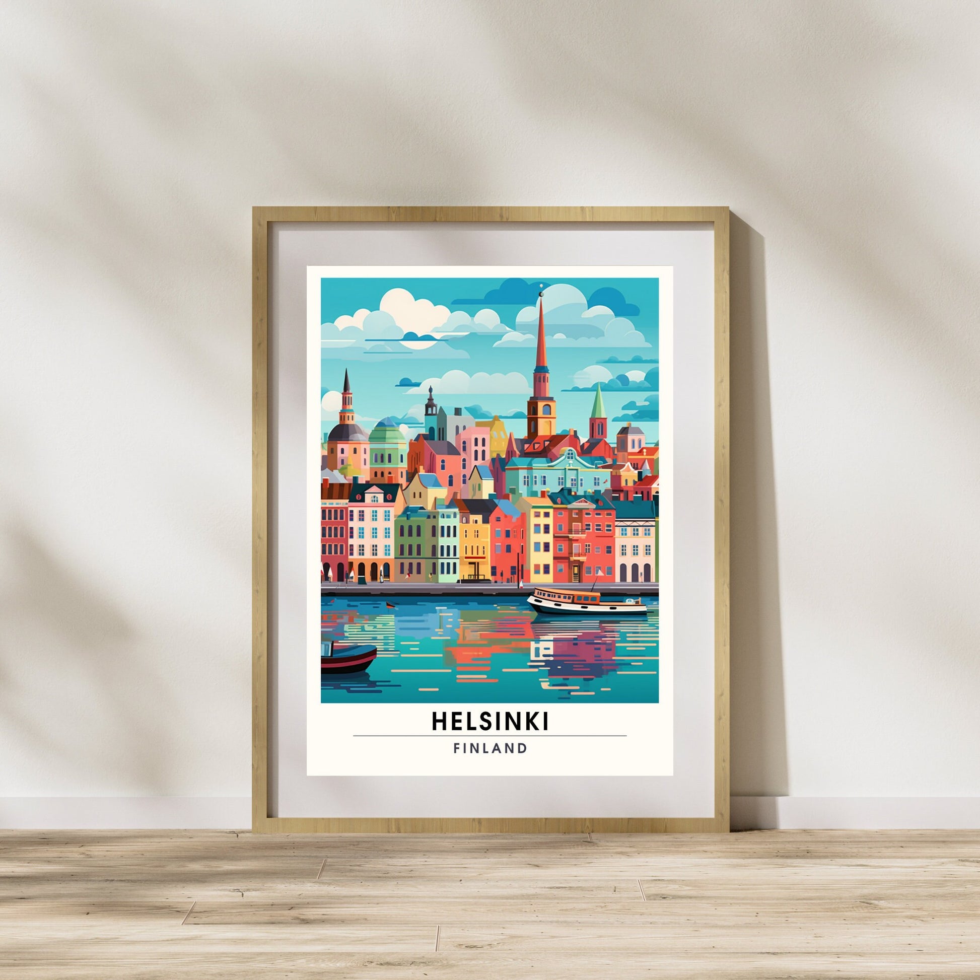 Impression Helsinki | Affiche de Voyage Helsinki, Finlande