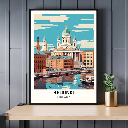 Impression Helsinki | Poster de Voyage Helsinki, Finlande