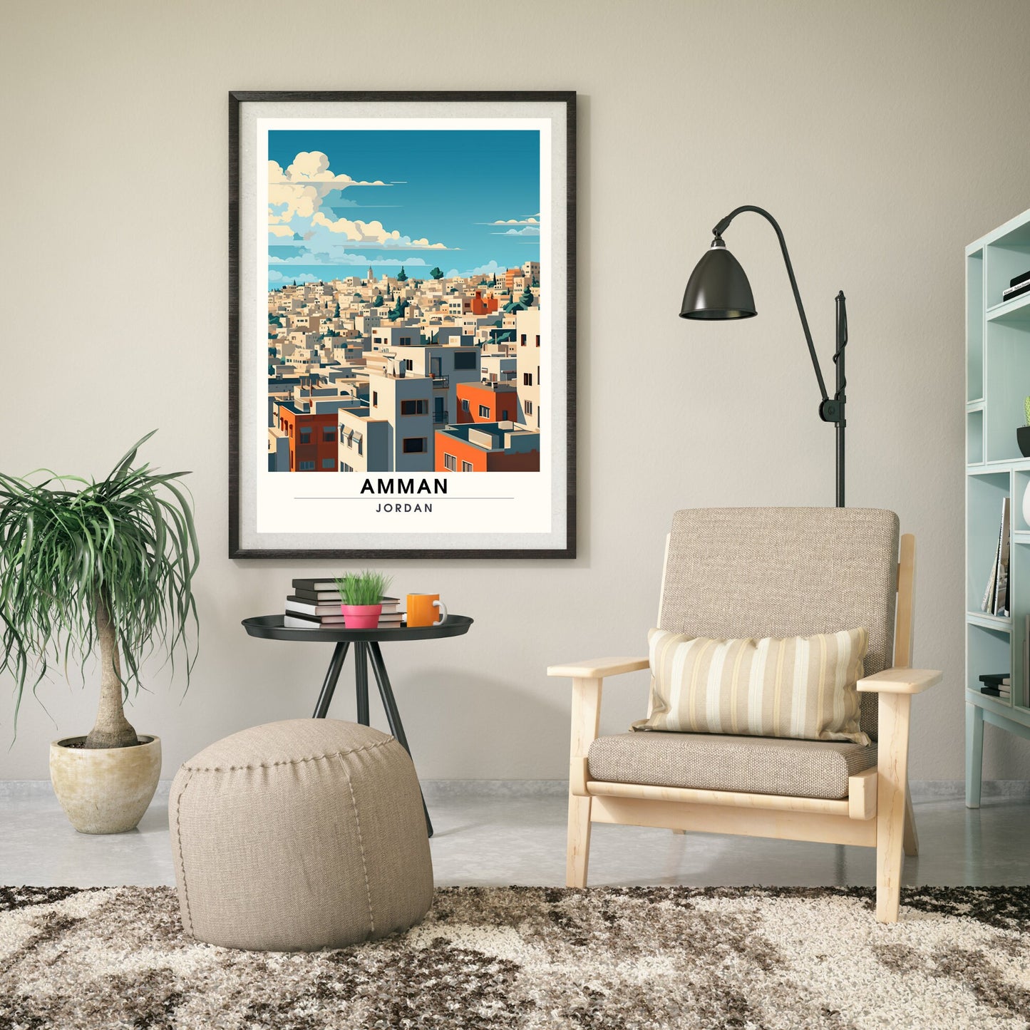 Impression Amman, Jordanie | Poster de voyage Amman