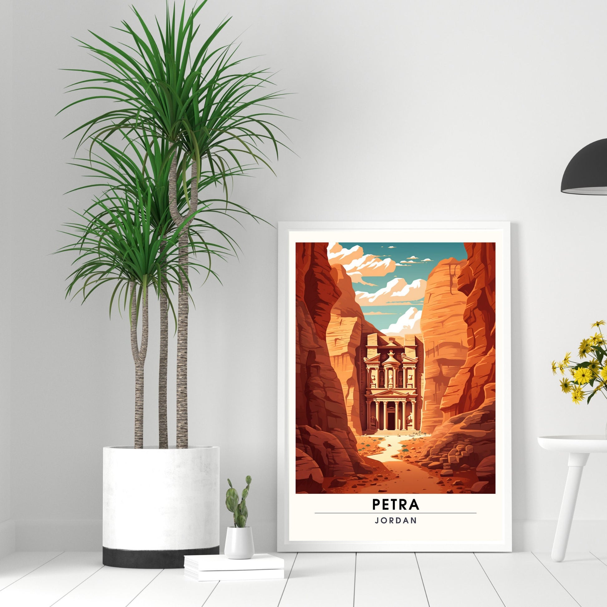 Impression Petra, Jordanie | Poster de voyage Petra