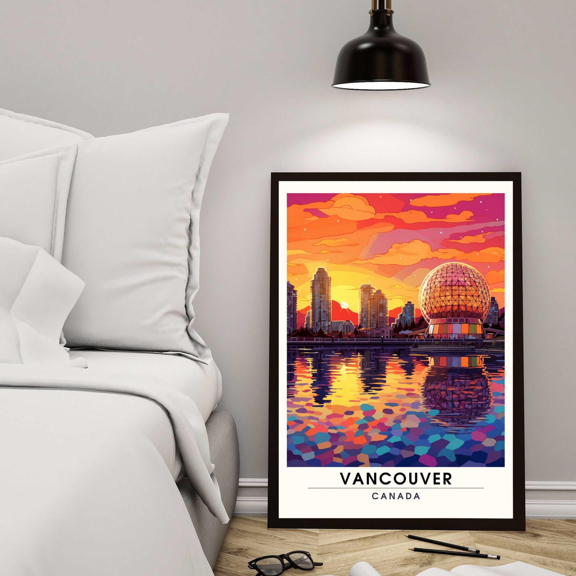 Impression Vancouver | Poster de voyage Vancouver | Impression canada