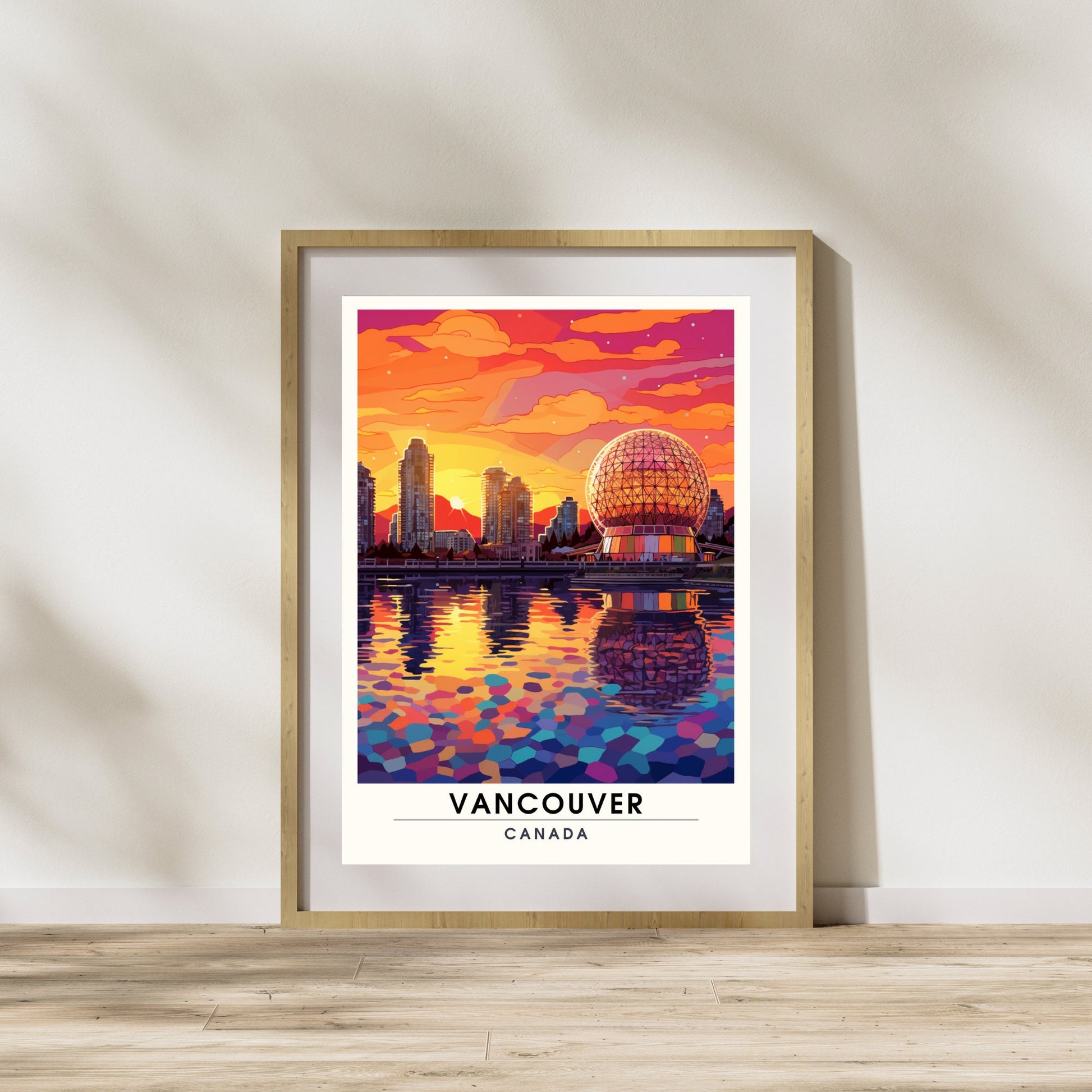 Impression Vancouver | Poster de voyage Vancouver | Impression canada