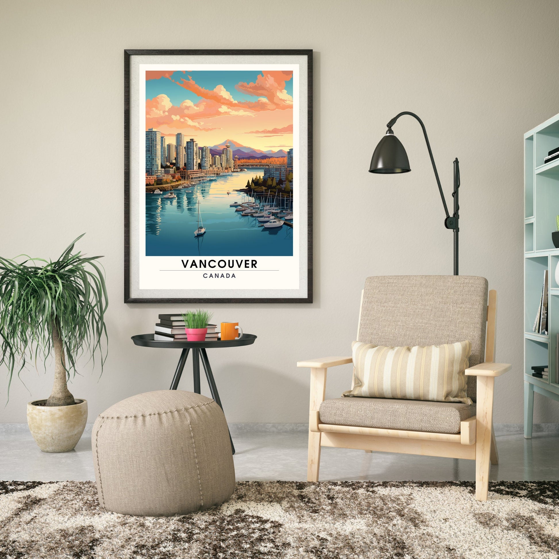 Impression Vancouver | Poster de voyage Vancouver | Impression canada