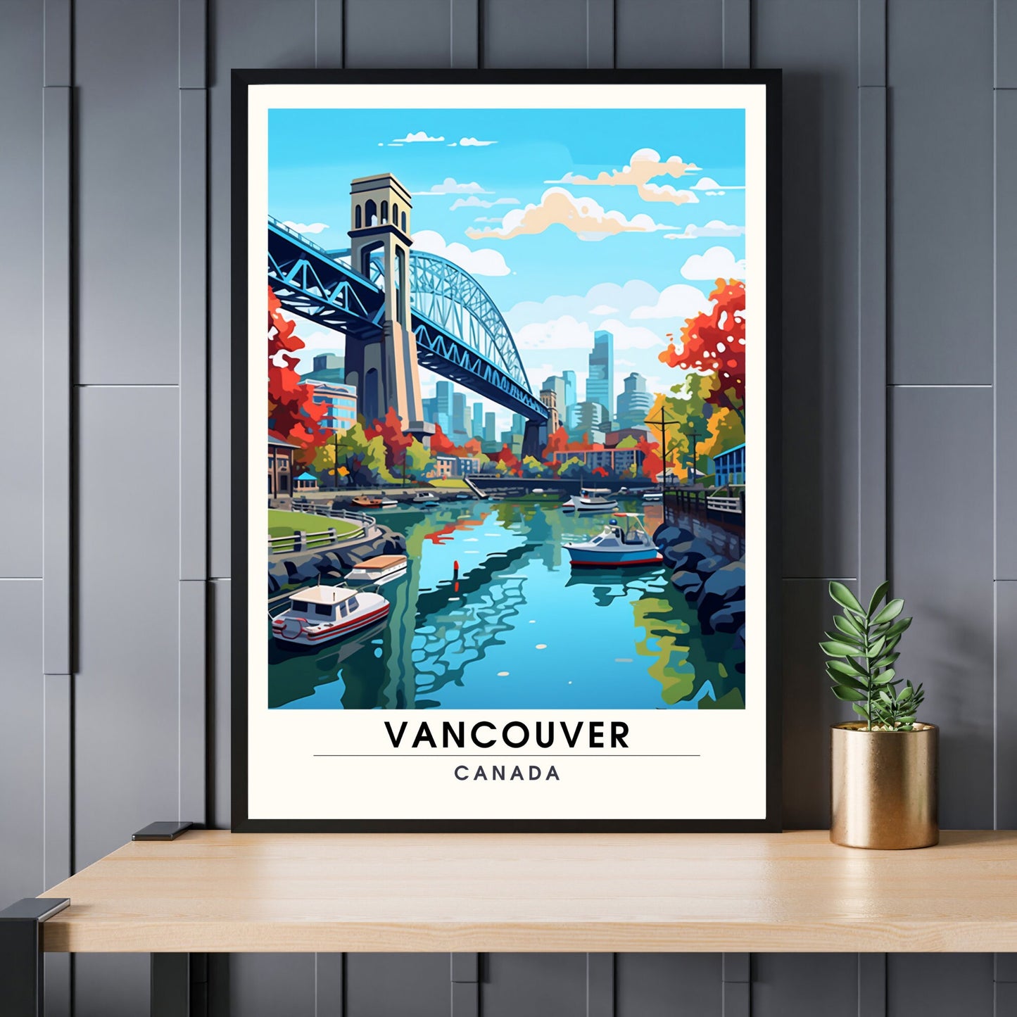 Impression Vancouver | Poster de voyage Vancouver | Impression de voyage Canada