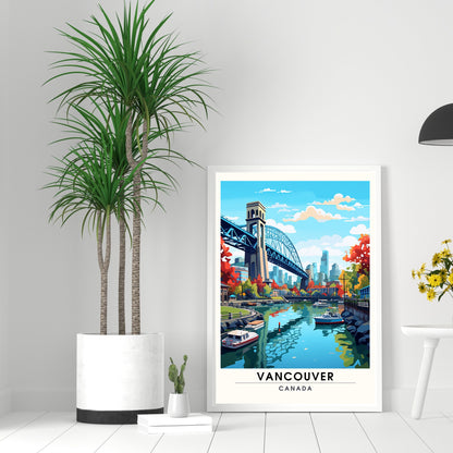 Impression Vancouver | Poster de voyage Vancouver | Impression de voyage Canada