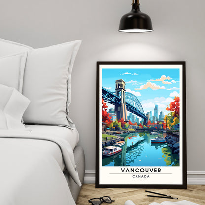 Impression Vancouver | Poster de voyage Vancouver | Impression de voyage Canada