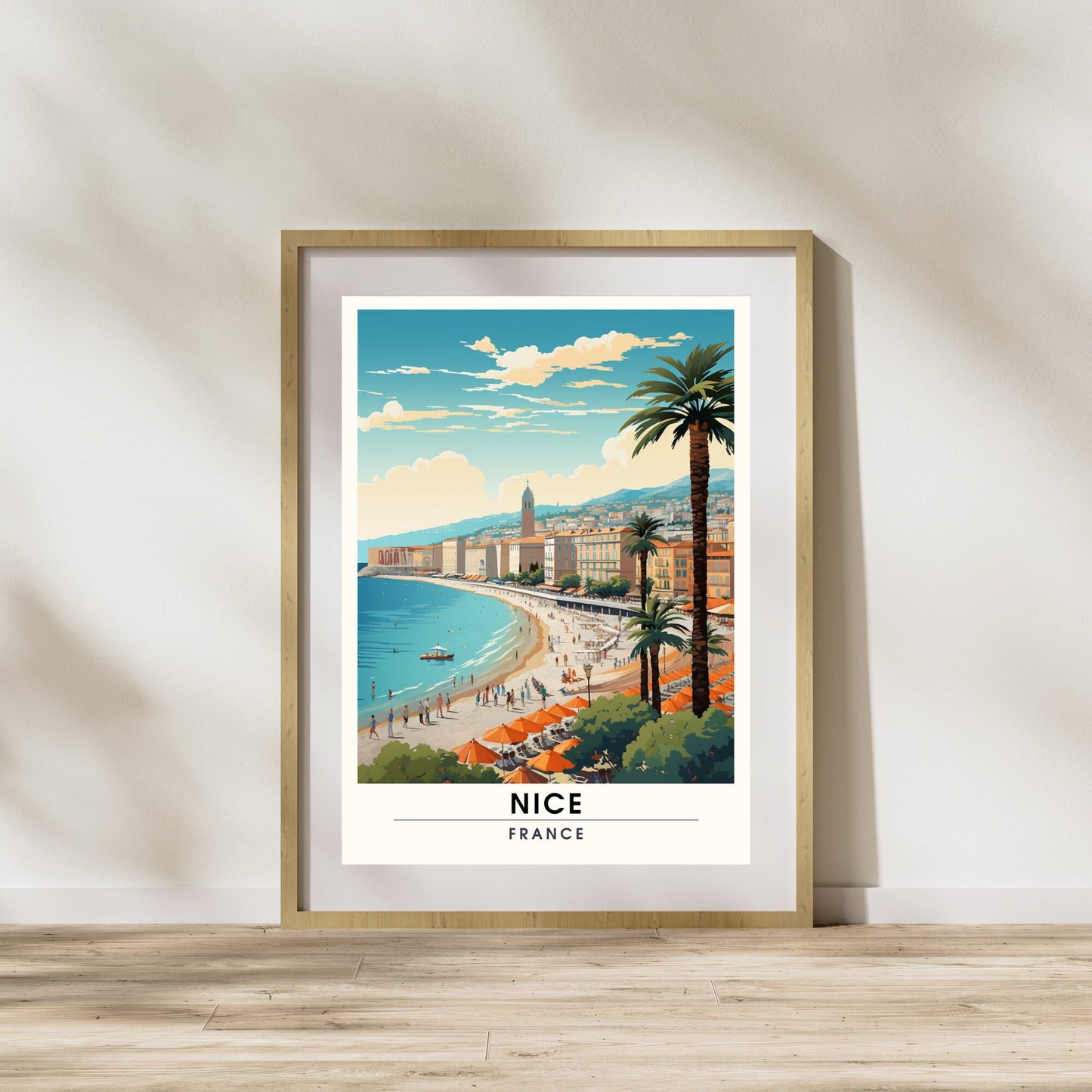 Impression de voyage Nice | Affiche de voyage Nice | Impression de de voyage Nice , France