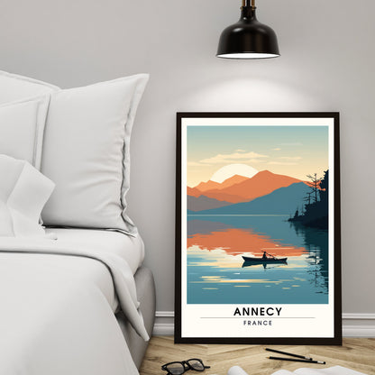 Impression Annecy | Affiche de Voyage Annecy | Poster de Voyage France