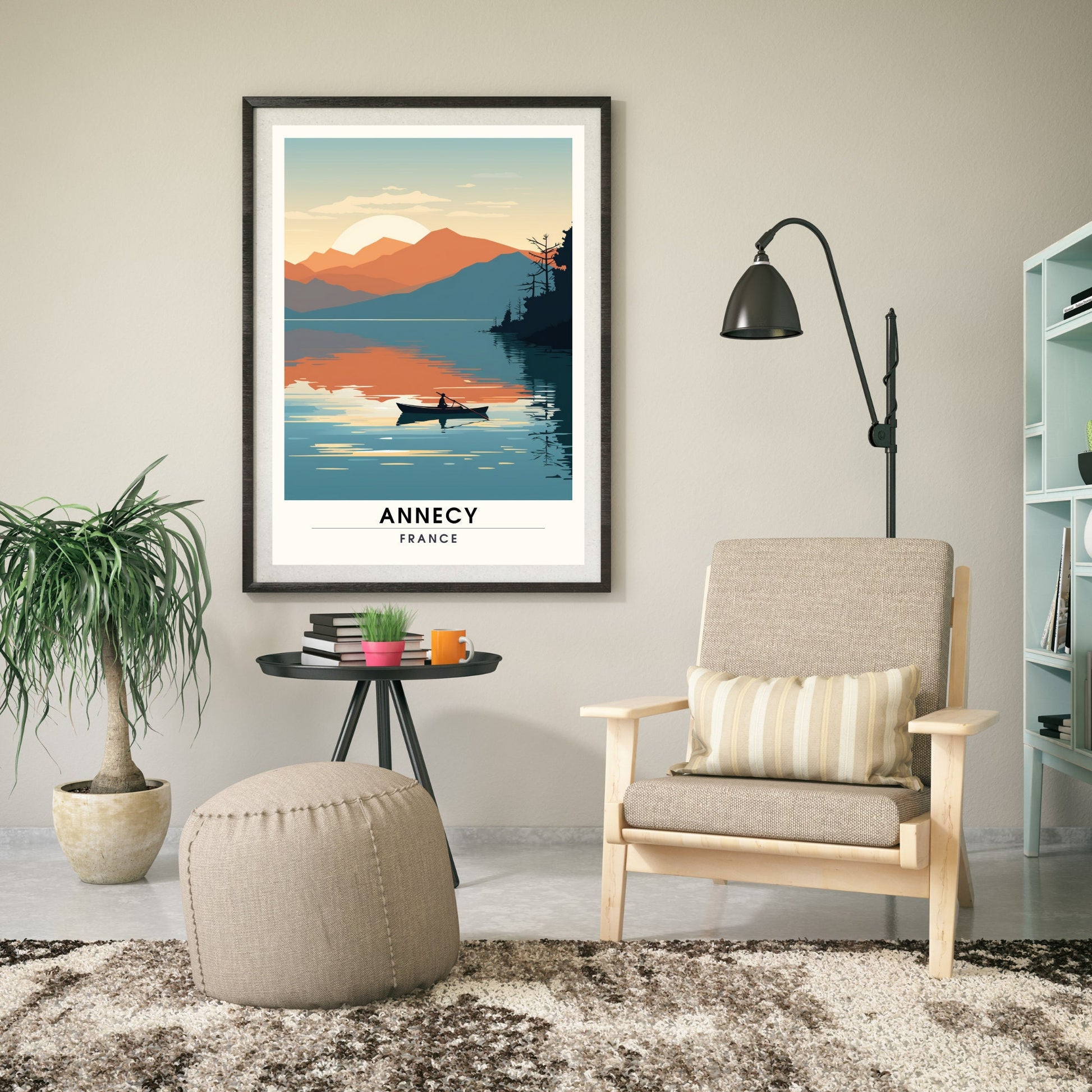 Impression Annecy | Affiche de Voyage Annecy | Poster de Voyage France