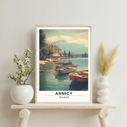 Impression Annecy | Affiche de Voyage Annecy | Photographie France