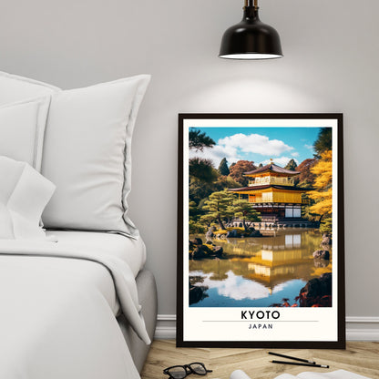 Impression Kyoto, Japon | Affiche de Voyage Kyoto| affiche de voyage Japon