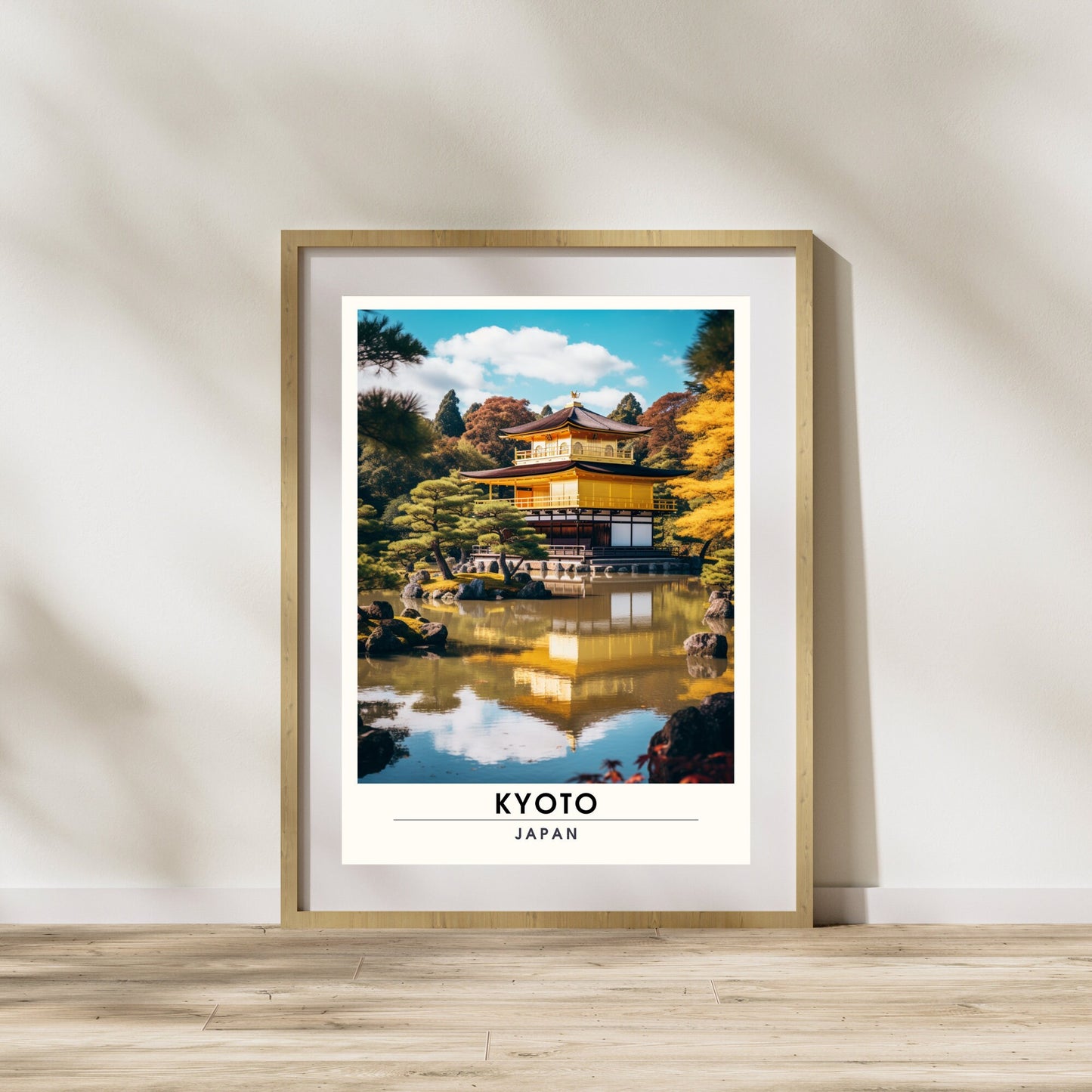 Impression Kyoto, Japon | Affiche de Voyage Kyoto| affiche de voyage Japon