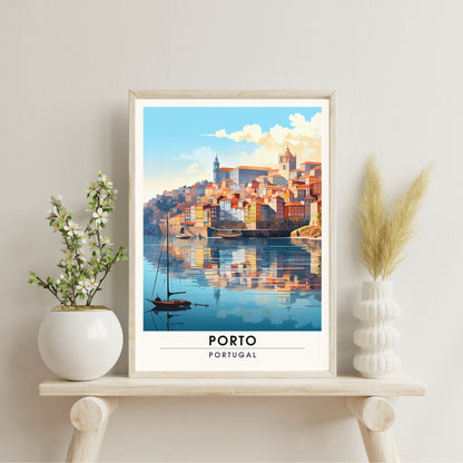 Affiche Porto | Affiche de Voyage Porto | Impression Porto Portugal