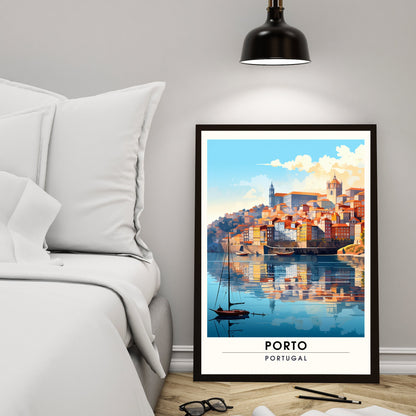 Affiche Porto | Affiche de Voyage Porto | Impression Porto Portugal