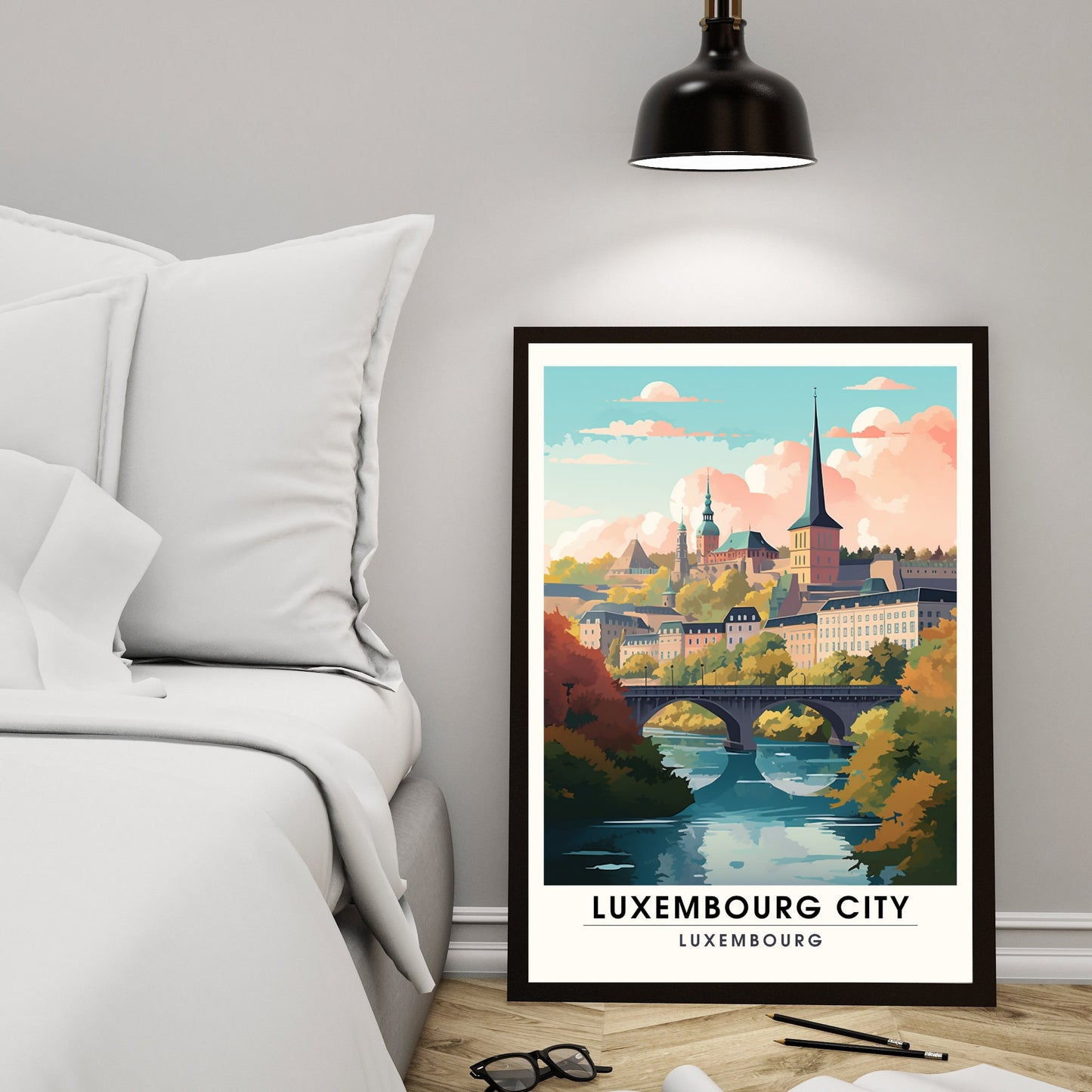 Impression Luxembourg | Affiche Luxembourg ville | Luxembourg ville