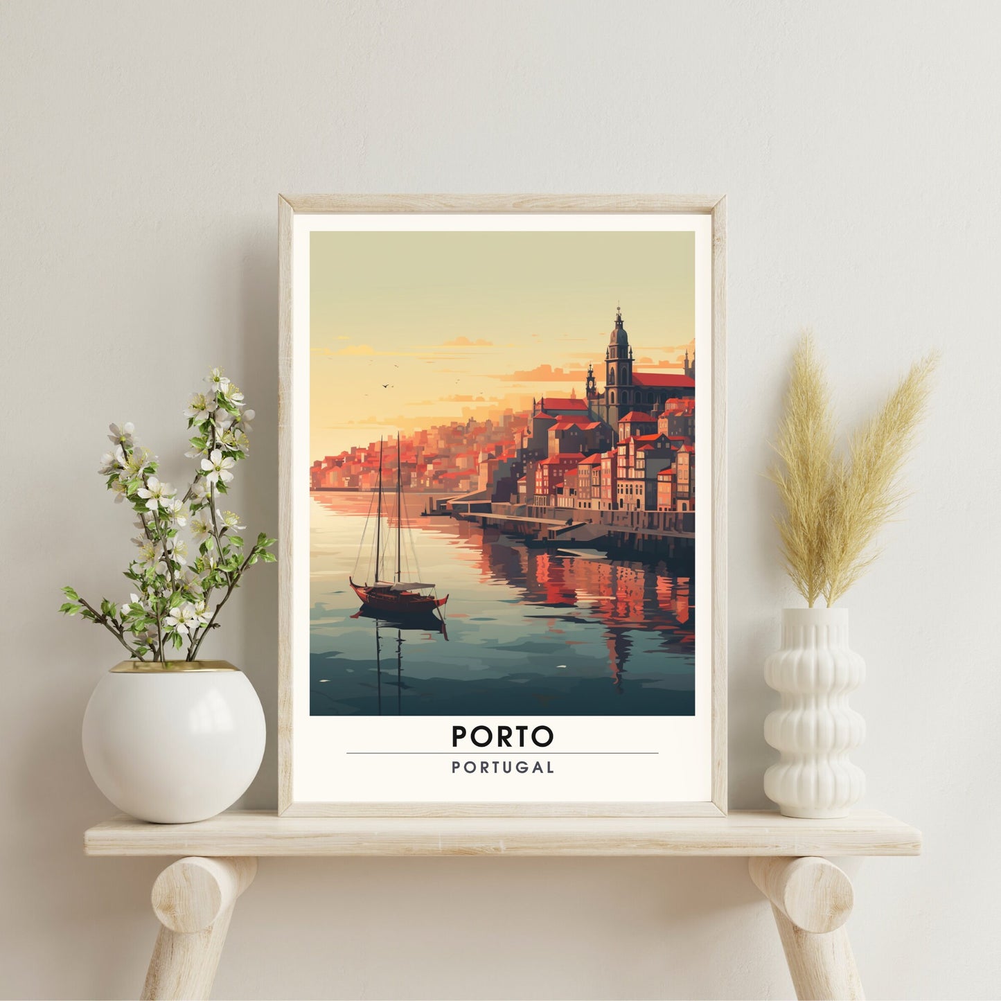 Impression Porto | Affiche de Voyage Porto | Impression Porto Portugal | affiche voyage